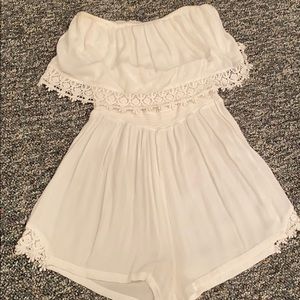 Cotton On White Sleeveless Romper